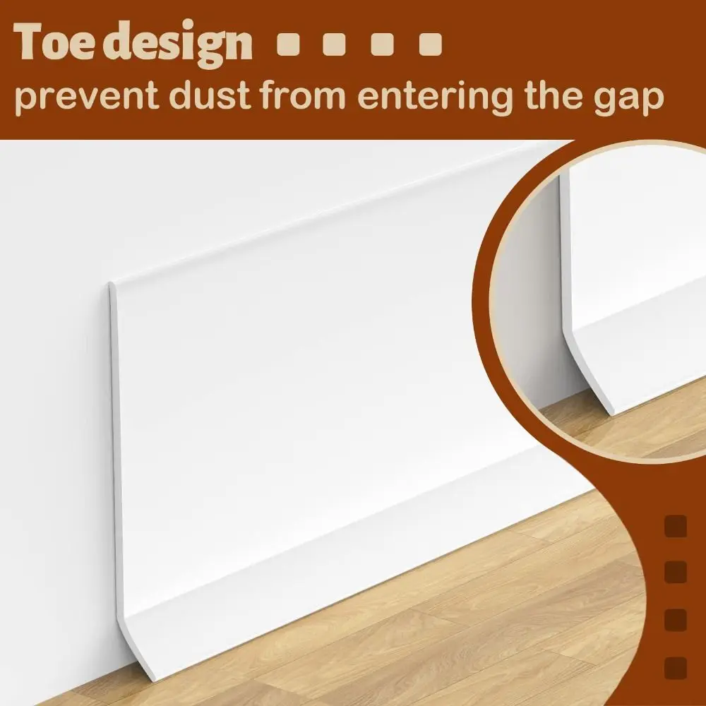 Baseboard Molding Trim - Home Decor PVC Baseboard Molding Trim