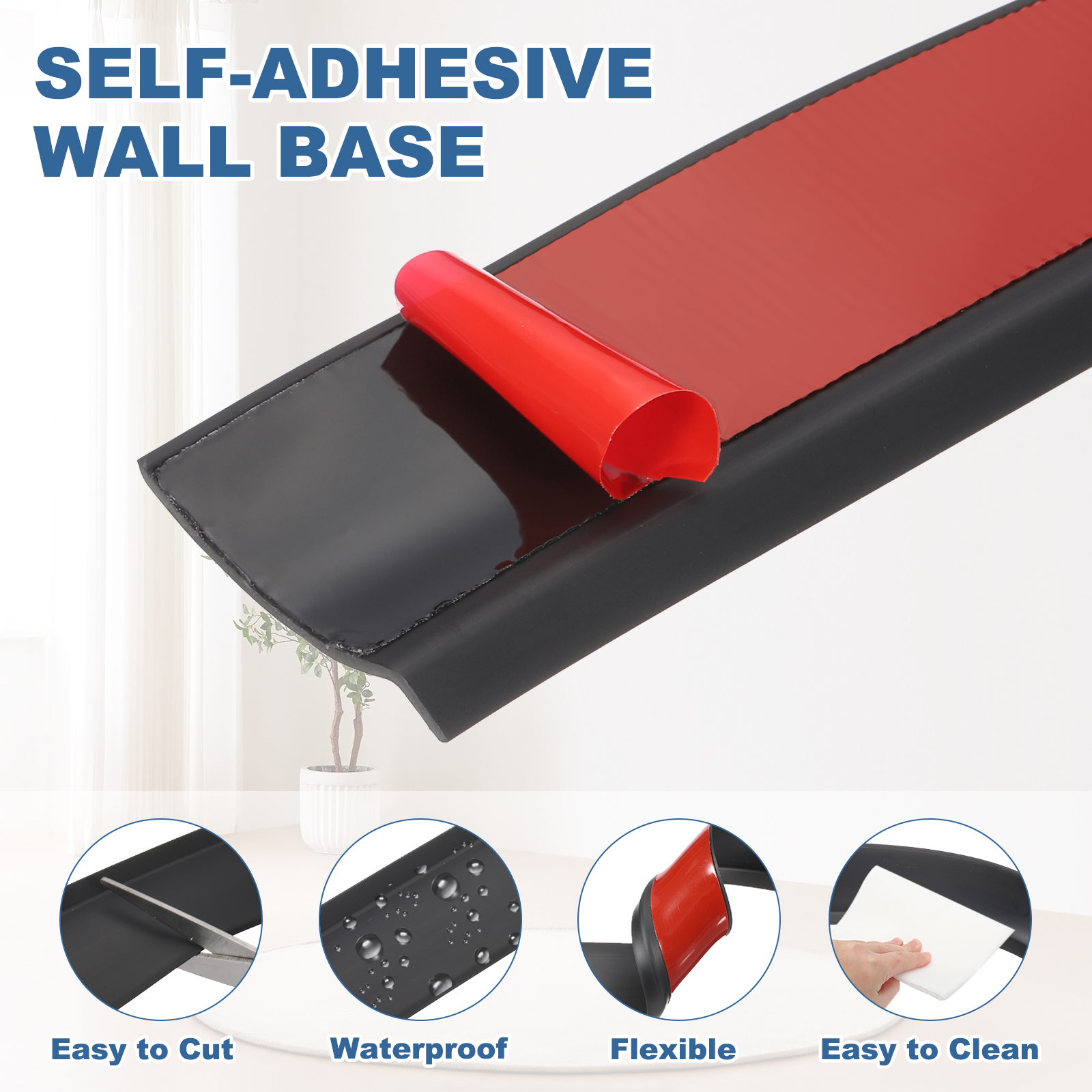 3/5M Peel and Stick Molding Tr - đánh giá và giá Baseboard Molding Trim
