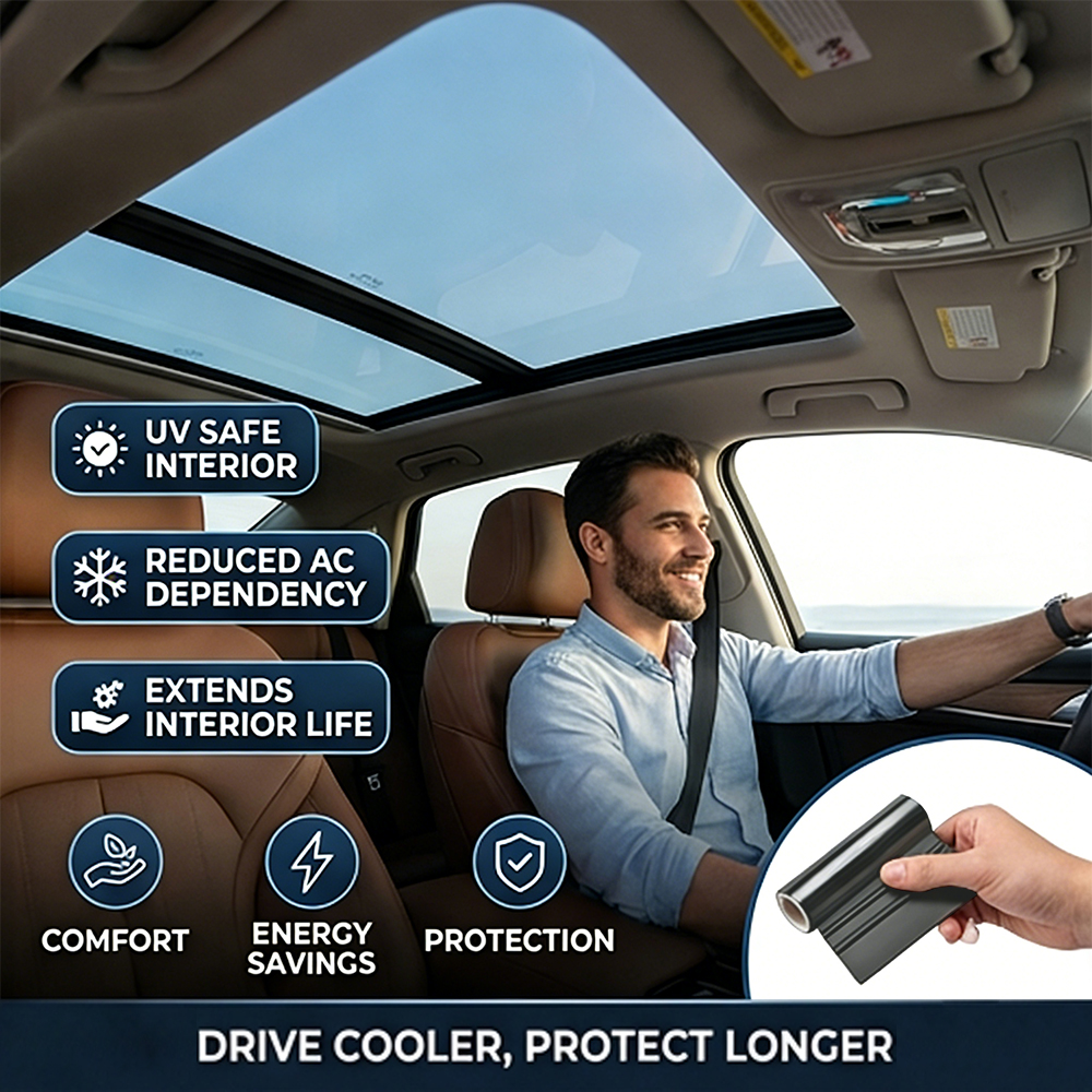 TPH Car Sunroof Ice Film Heat  - đánh giá và giá Window Insulation Film