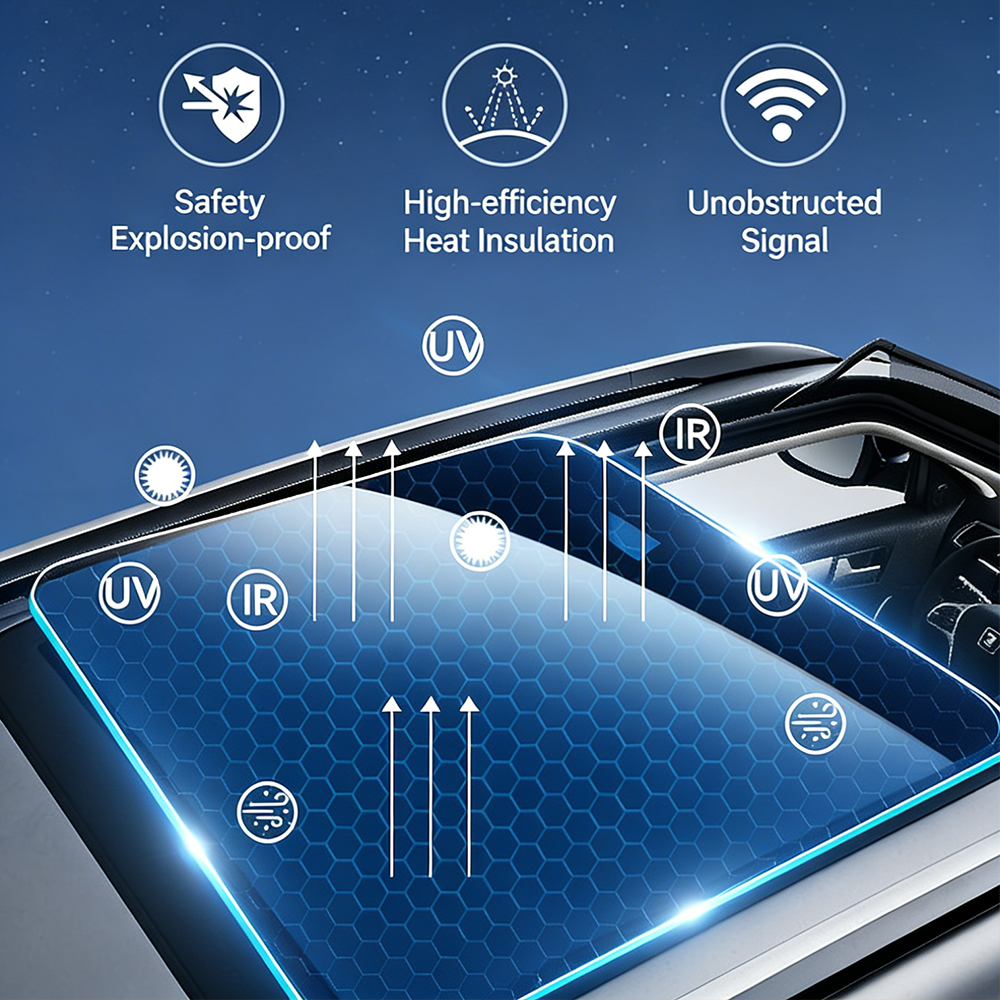 7.5mil TPH Car Sunroof Ice Arm - đánh giá và giá Window Insulation Film