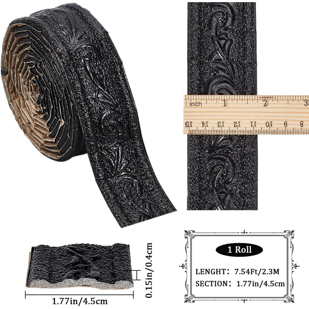90x18in Peel Stick Foam Moldin - đánh giá và giá Baseboard Molding Trim