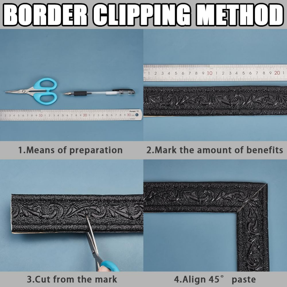 90x18in Peel Stick Foam Moldin - đánh giá và giá Baseboard Molding Trim