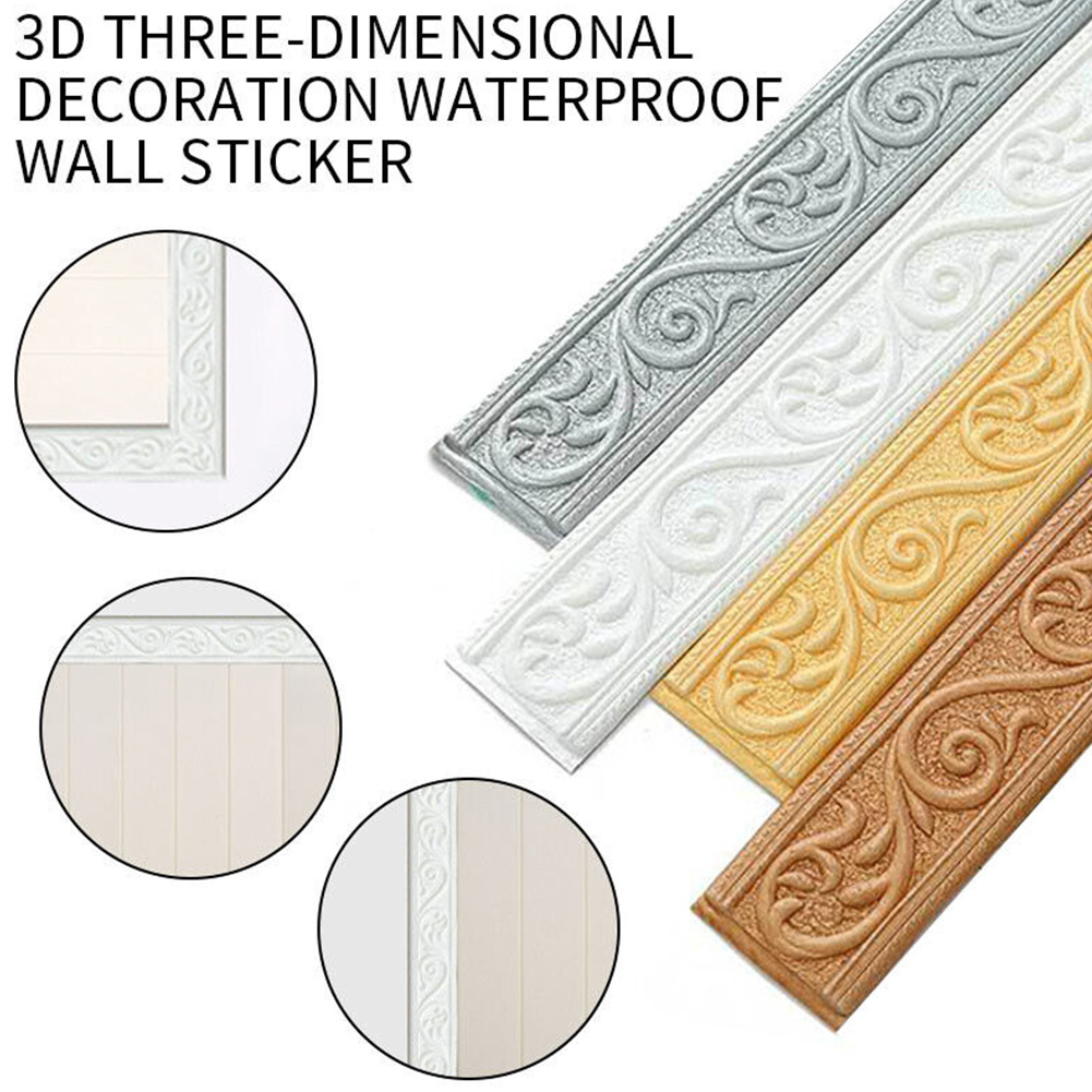 3D Wall Trim Line Skirting Bor - đánh giá và giá Baseboard Molding Trim