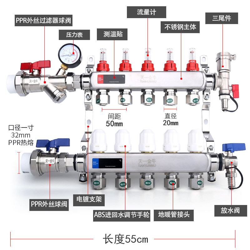 Floor heating water separator  - đánh giá và giá Home Improvement Ending