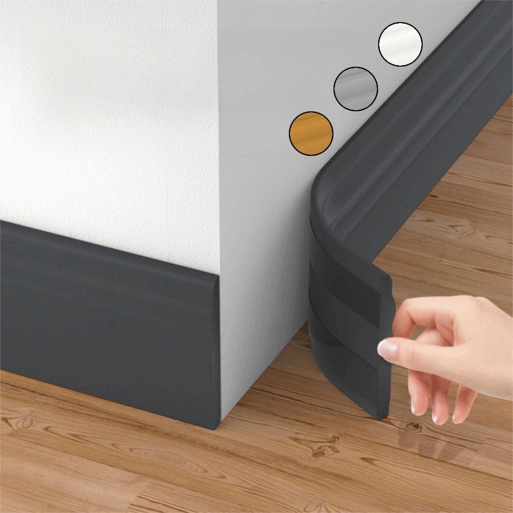 DIY Thickened Wall Baseboard A - đánh giá và giá Baseboard Molding Trim