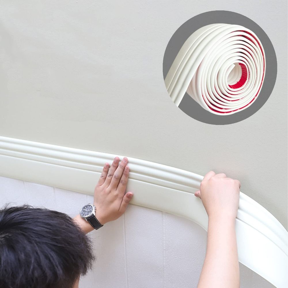 DIY Thickened Wall Baseboard A - đánh giá và giá Baseboard Molding Trim