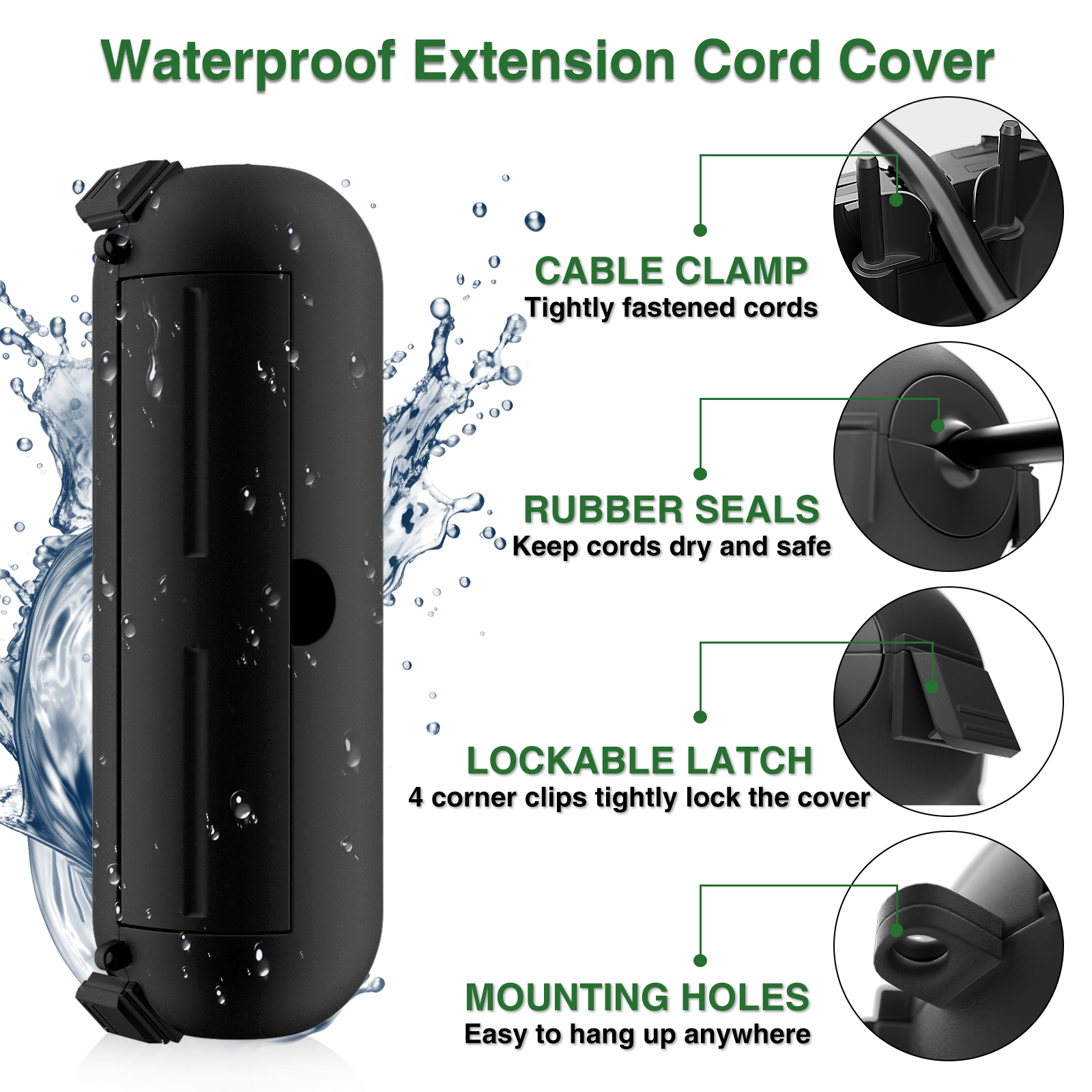 Weatherproof Outdoor Extension - đánh giá và giá Electrical Outlet Cover