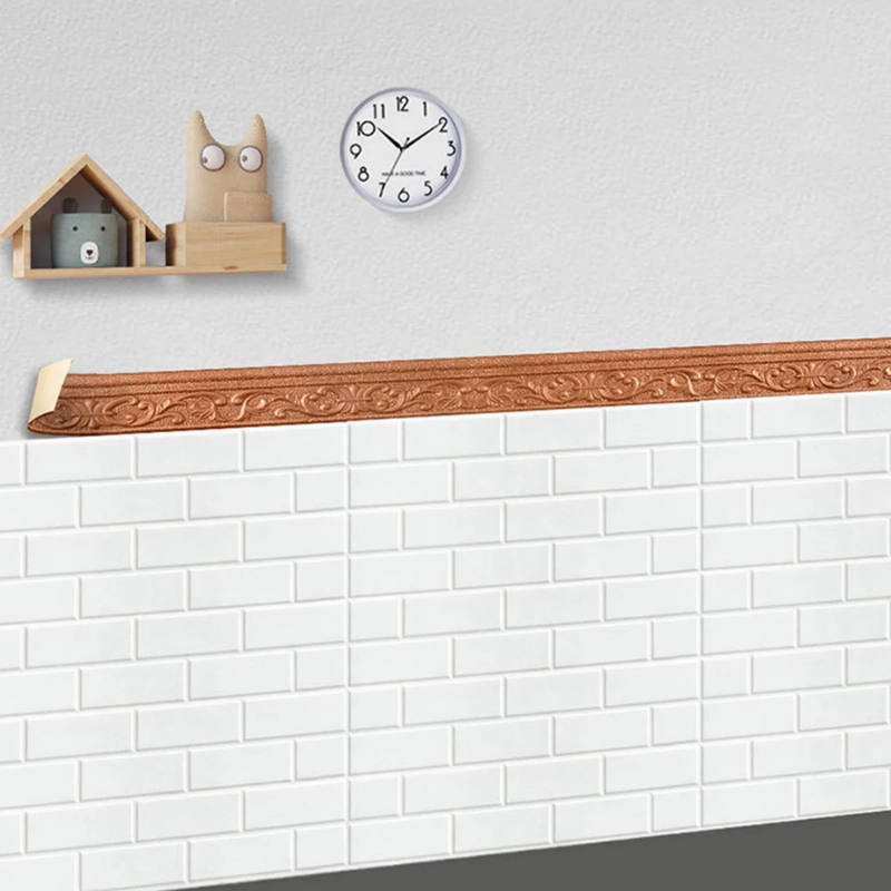 10M/Roll 3D Wall Trim Line  Se - đánh giá và giá Baseboard Molding Trim