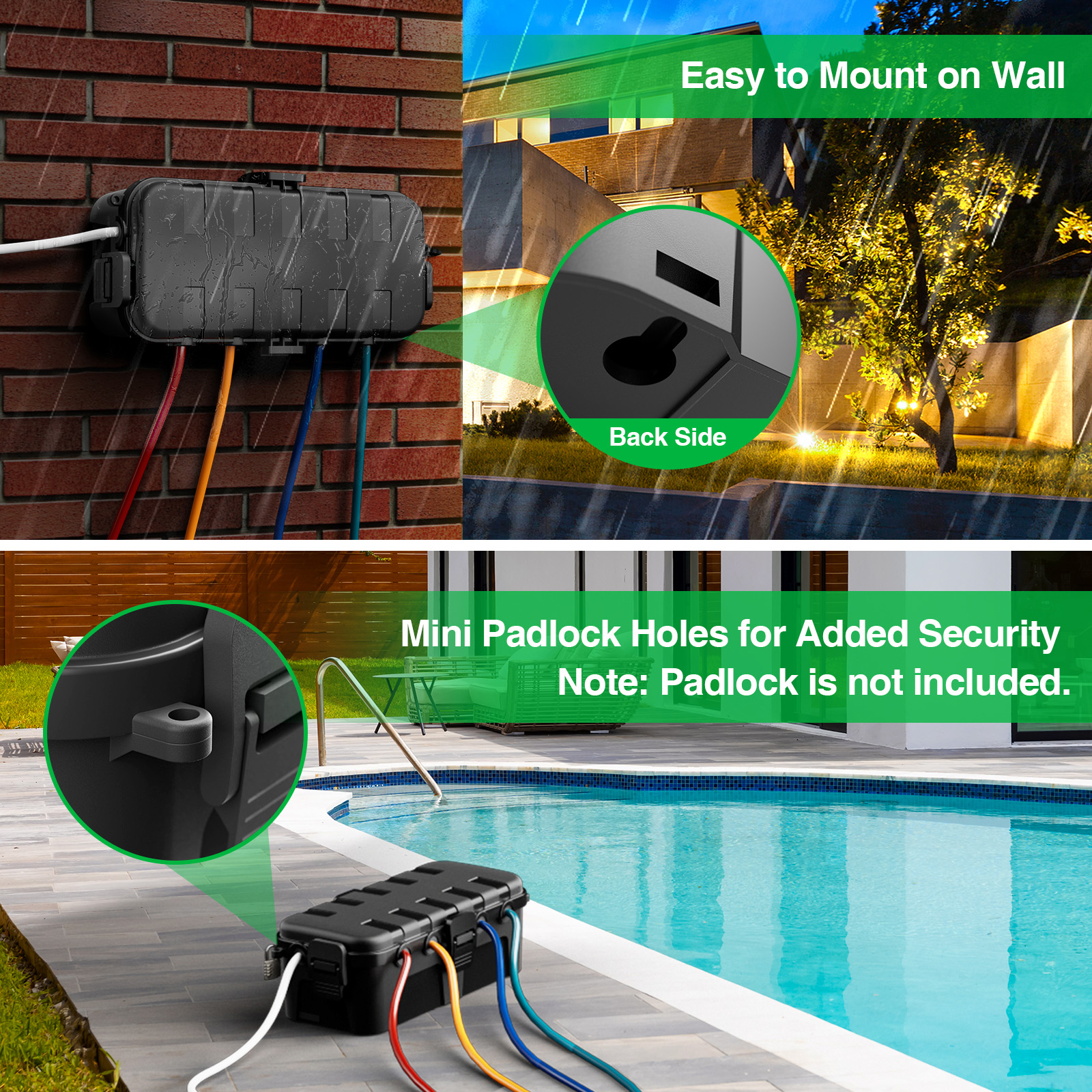 Medium Outdoor Electrical Box, - đánh giá và giá Electrical Outlet Cover