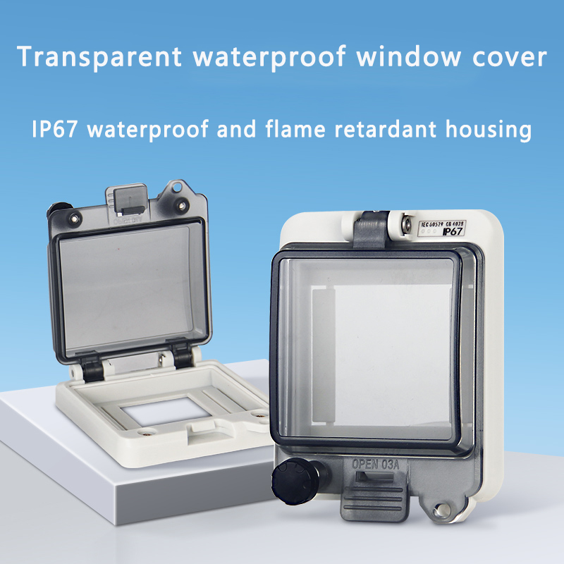 Waterproof transparent window  - đánh giá và giá Electrical Outlet Cover
